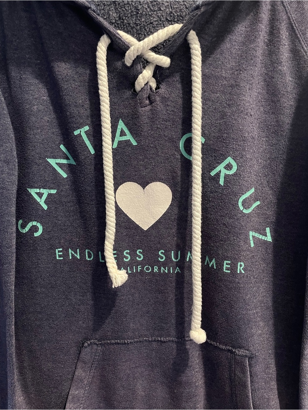 πOcean Drive Santa Cruz Endless Summer Lace Up Hoodie XL πββοΈ π©΅ - Picture 4 of 13